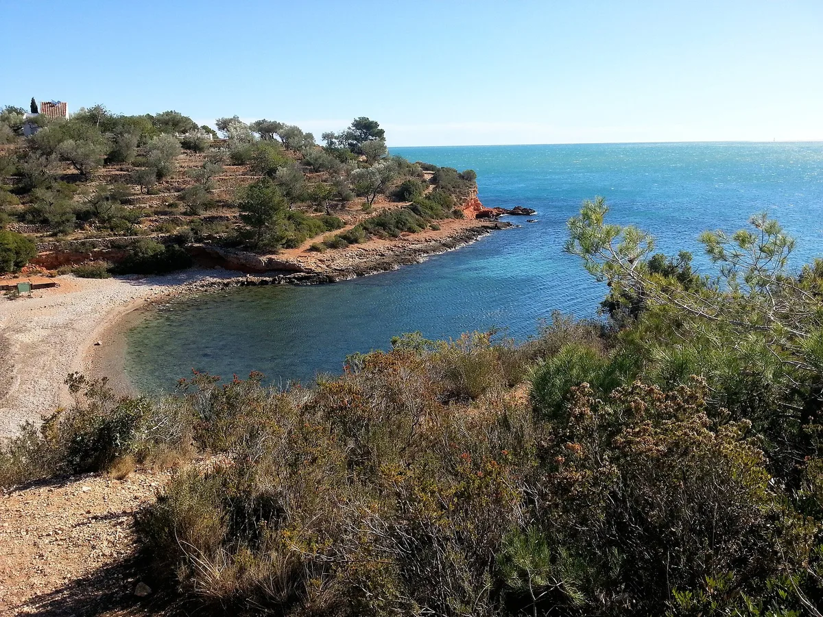 Platja de Cap Roig, L'Ampolla, Catalonia, España — 3