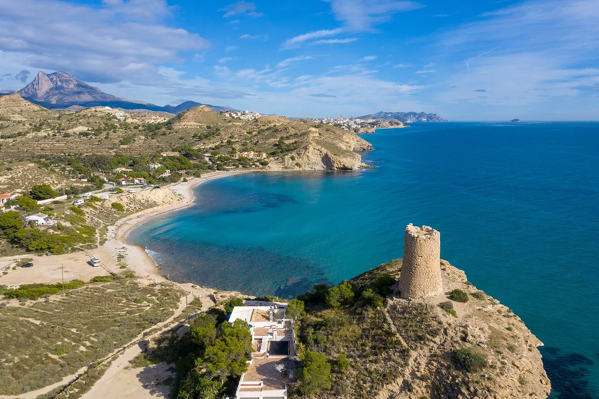 Cala El Xarco Beach, La Vila Joiosa / Villajoyosa, Valencian Community, Spain — 2