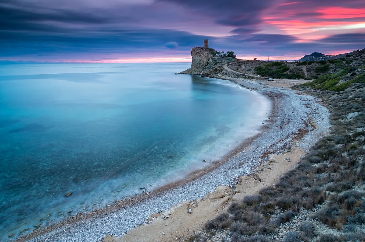 Cala El Xarco Beach, La Vila Joiosa / Villajoyosa, Valencian Community, Spain