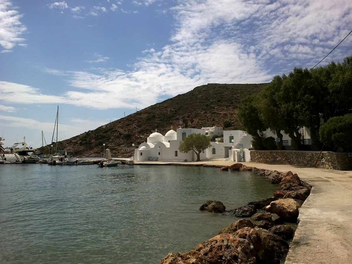 Vathy Beach, Apollonia, Cyclades, Greece — 2