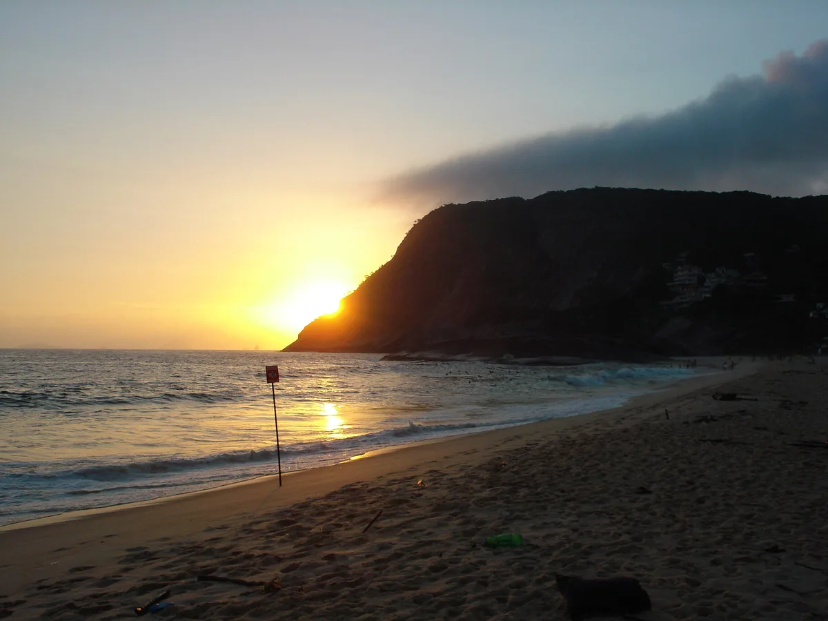 Playa de Itacoatiara, Niterói, Brazilian Atlantic, Brasil — 2