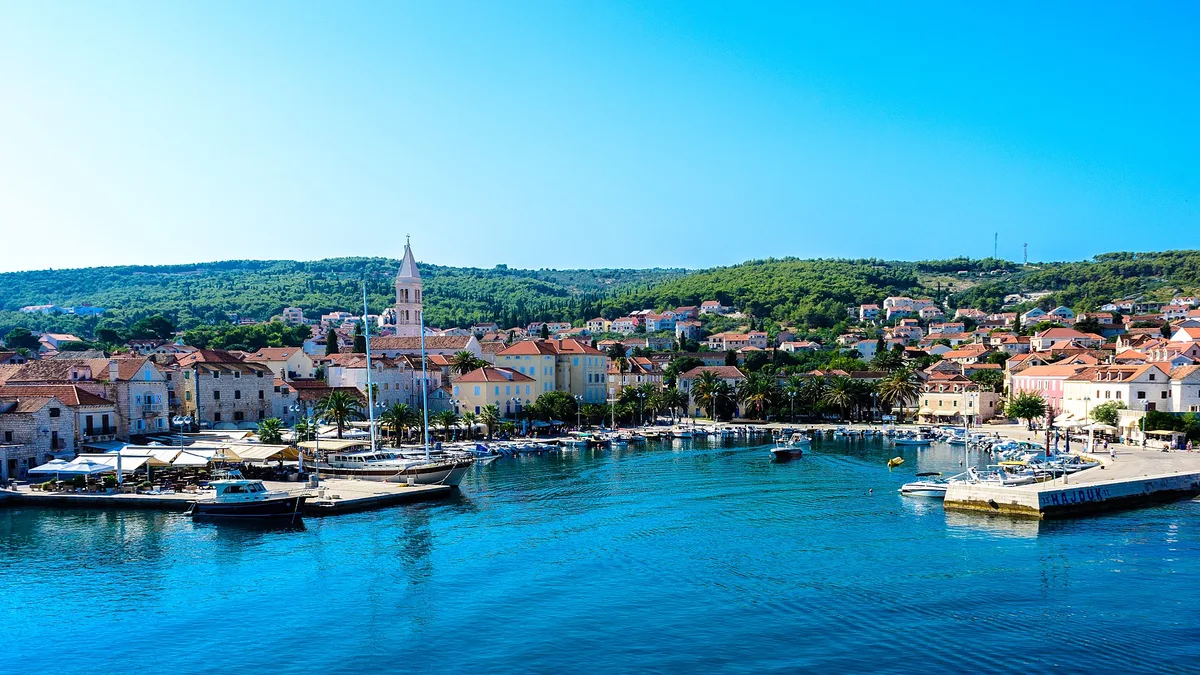Supetar Beach, Supetar, Adriatic Islands, Croatia