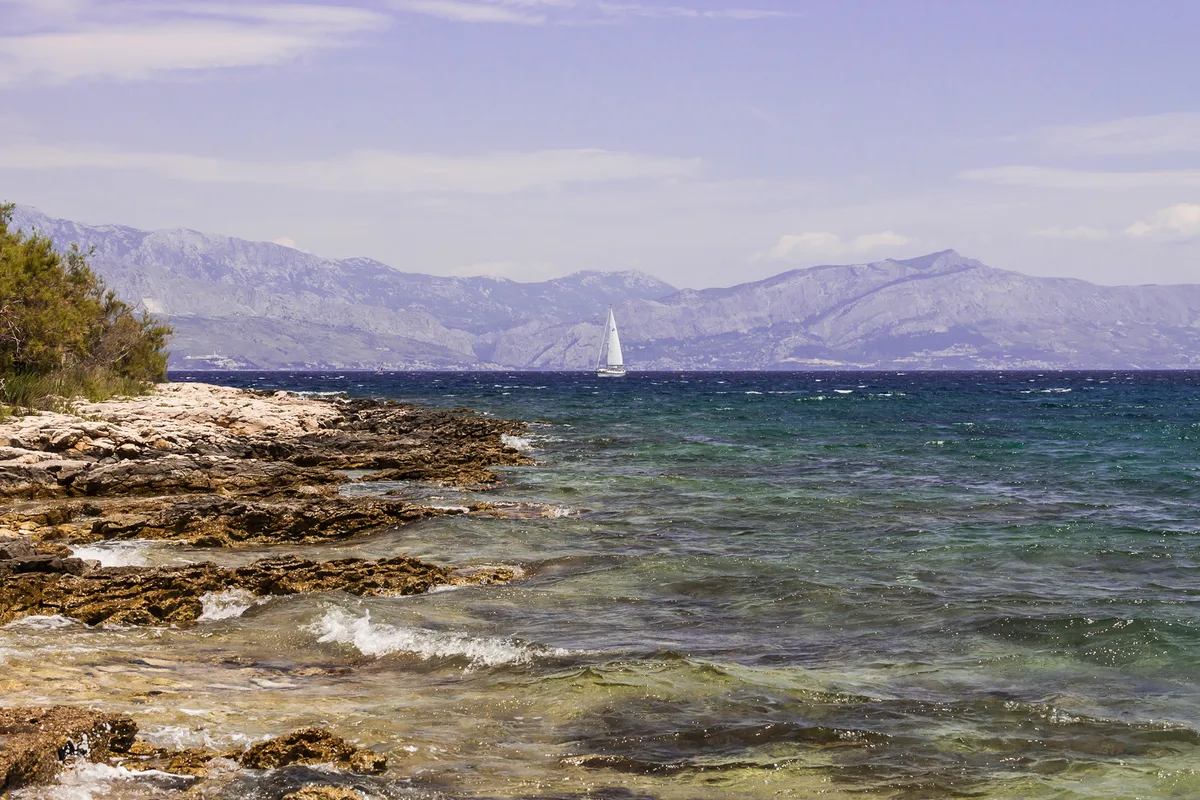 Supetar Beach, Supetar, Adriatic Islands, Croatia — 2