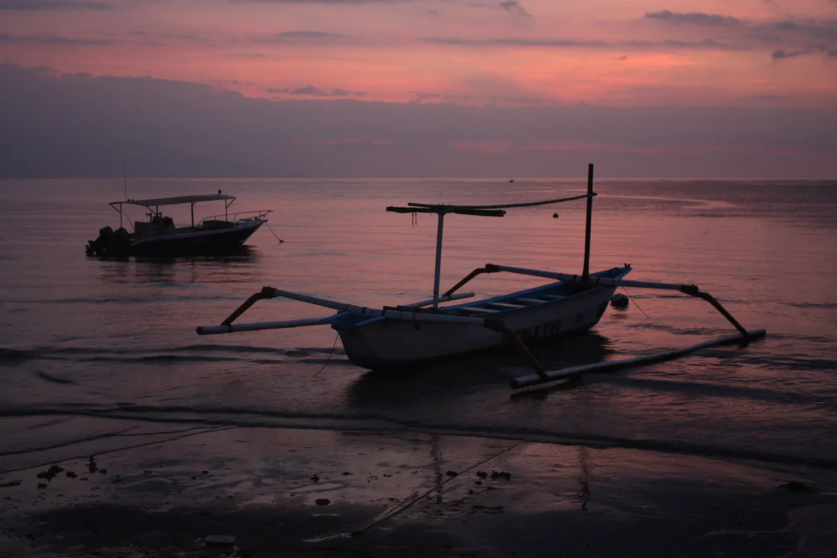 Lovina Beach, Buleleng, Lesser Sunda Islands, Indonesia
