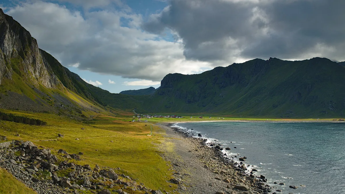 Unstad Beach, Vestvågøy, Norwegian Sea, Norway — 3