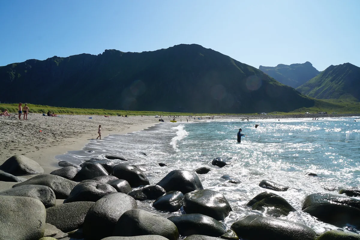 Unstad Beach, Vestvågøy, Norwegian Sea, Norway — 2