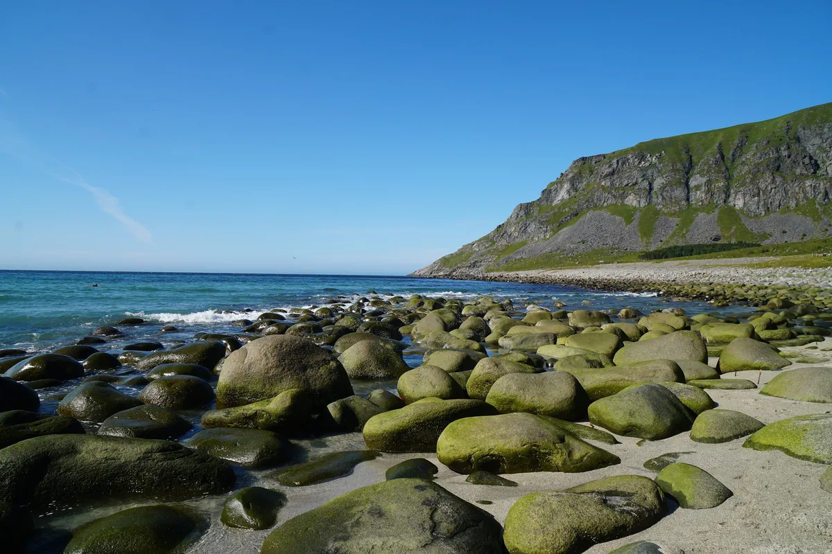 Unstad Beach, Vestvågøy, Norwegian Sea, Norway — 6