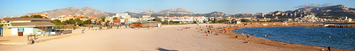 Prado Beach, Marseille, Provence-Alpes-Côte d'Azur, France — 2