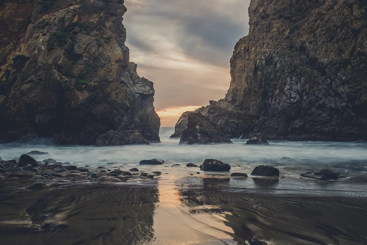 Coastlands Beach, Big Sur, Monterey County, California Coast, Stati Uniti