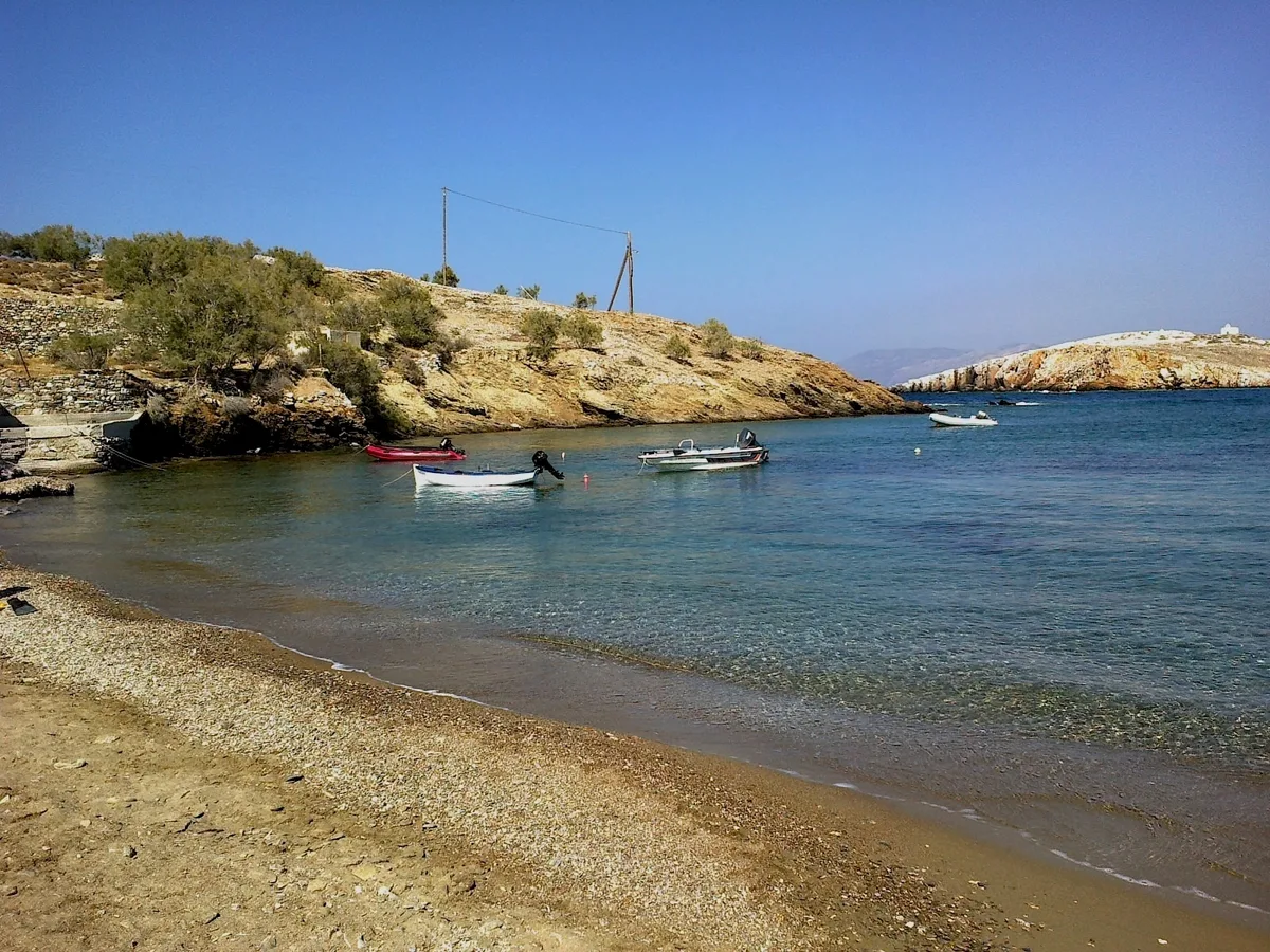 Playa de Livadi, Folegandros, Cyclades, Grecia