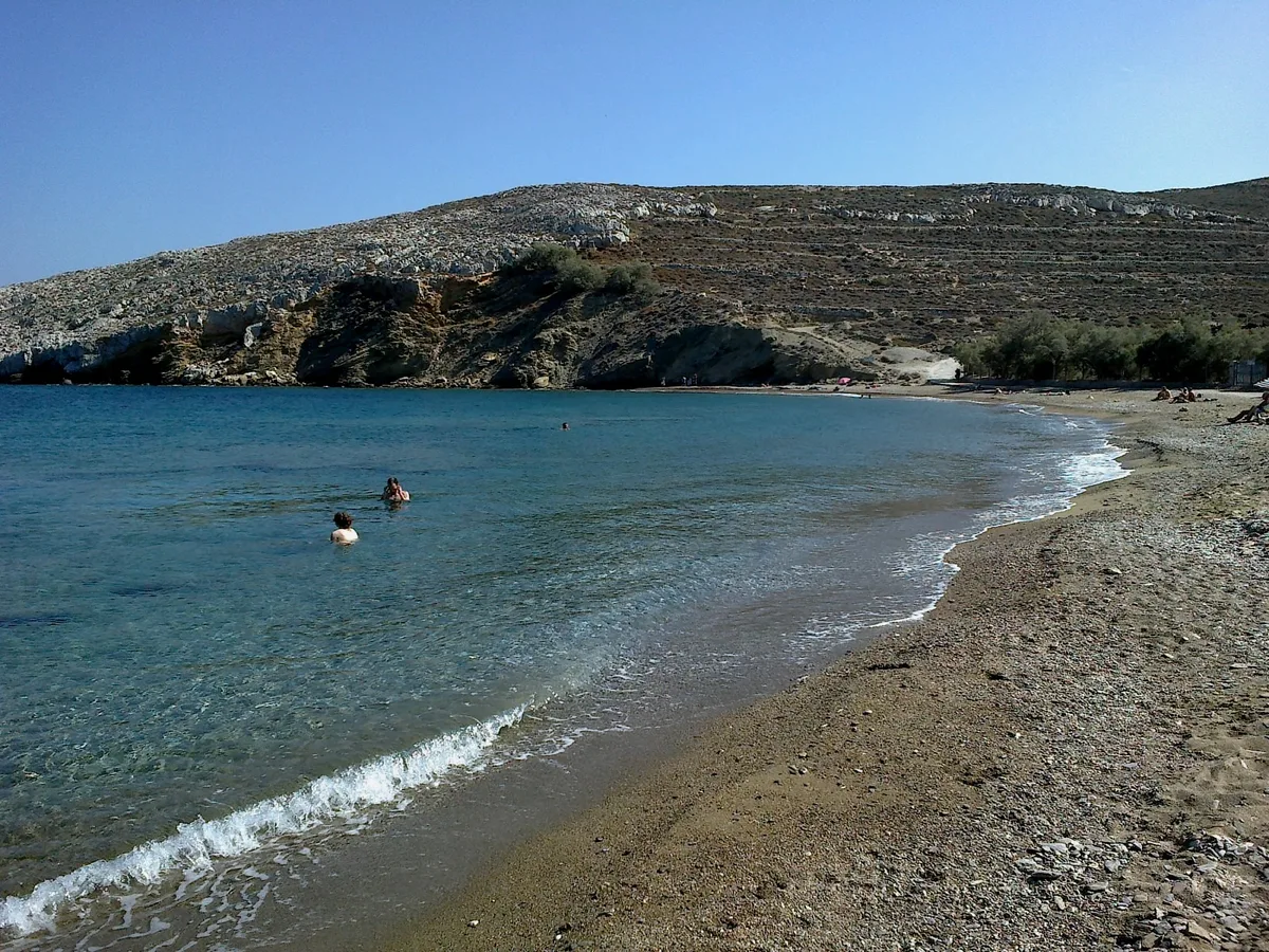 Playa de Livadi, Folegandros, Cyclades, Grecia — 2