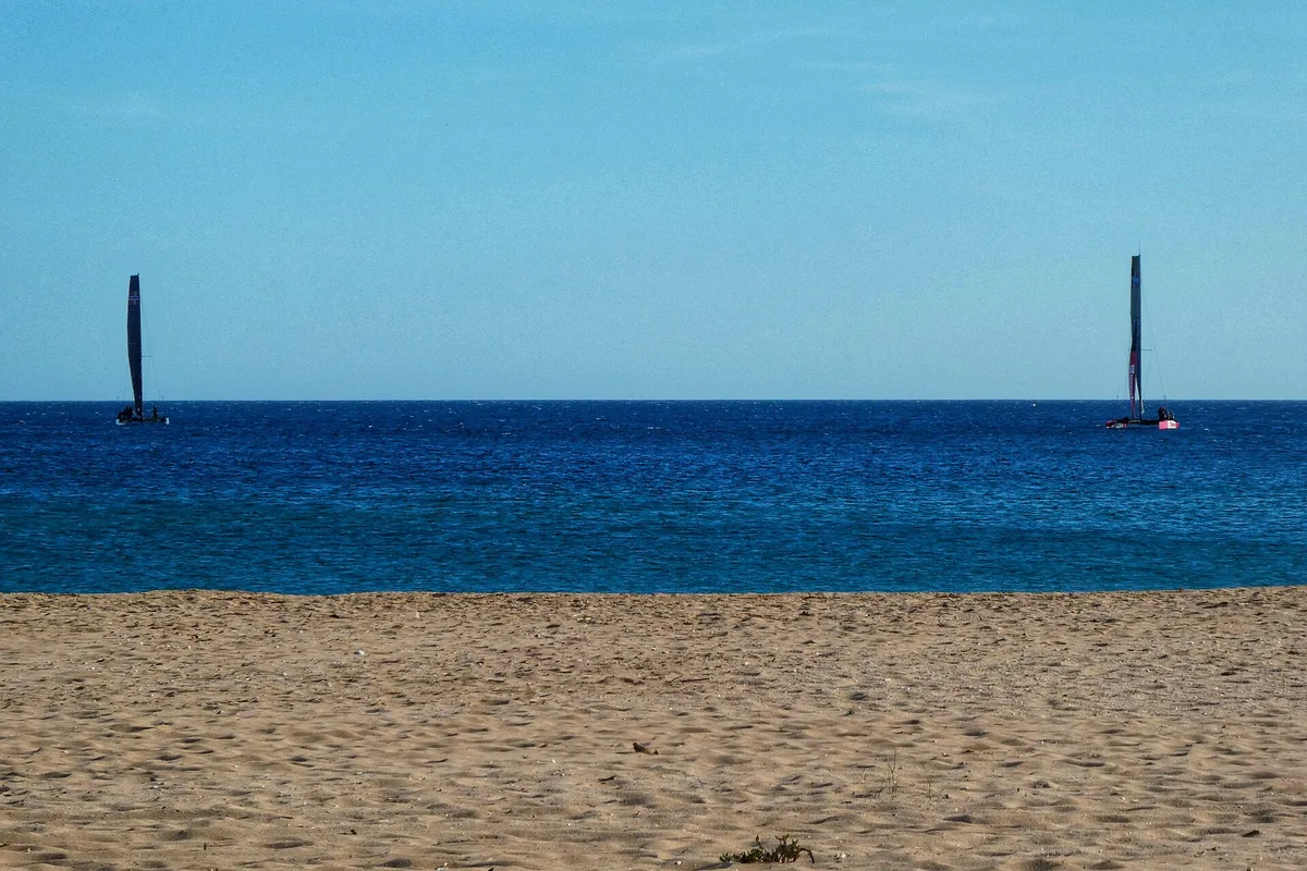Meia Praia Beach, Lagos, Portuguese Atlantic, Portugal — 4