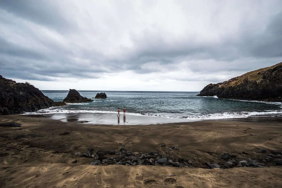 Prainha Beach, Machico, Madeira Archipelago, Portugal
