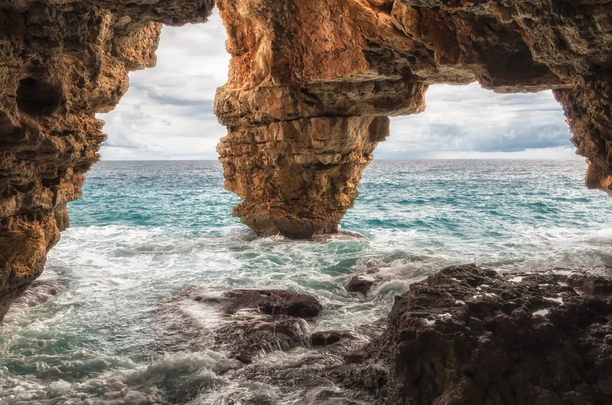 Moraig Beach, el Poble Nou de Benitatxell, Costa Blanca, Spain