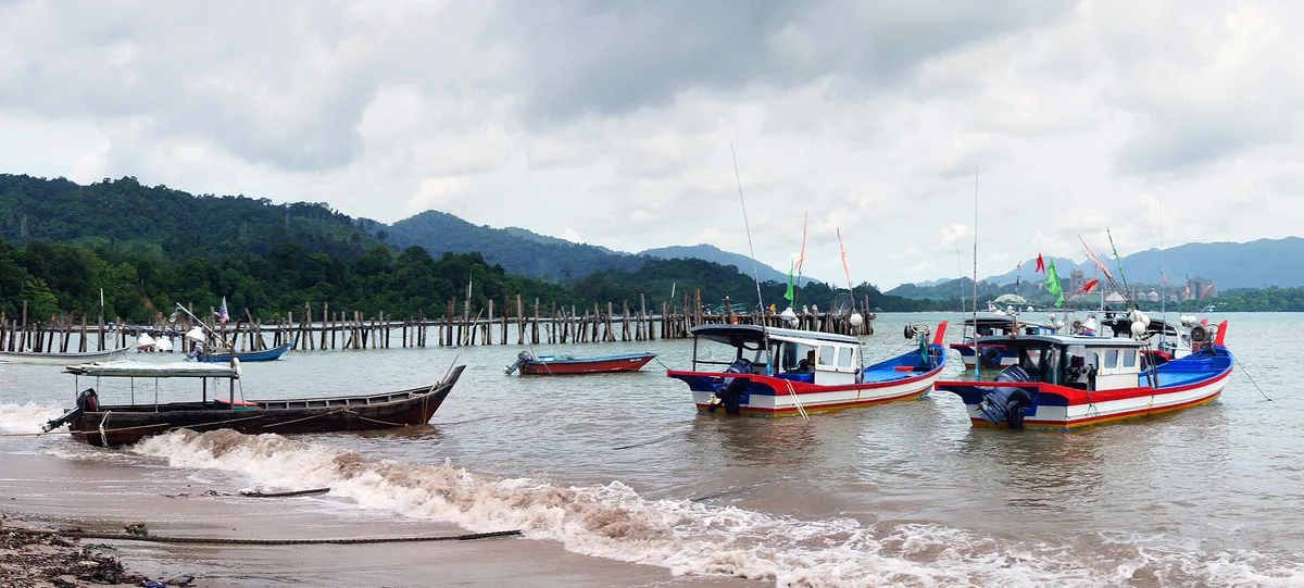 Pasir Hitam-Strand, Mukim Ayer Hangat, Andaman Sea, Malaysia