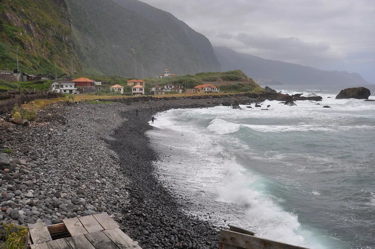 Piscina Natural do Sítio da Fajã da Areia, São Vicente, Madeira Archipelago, Portugal — 2