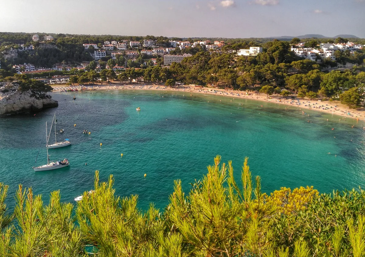 Cala Morell Beach, Ciutadella de Menorca, Balearic Islands, Spain — 2