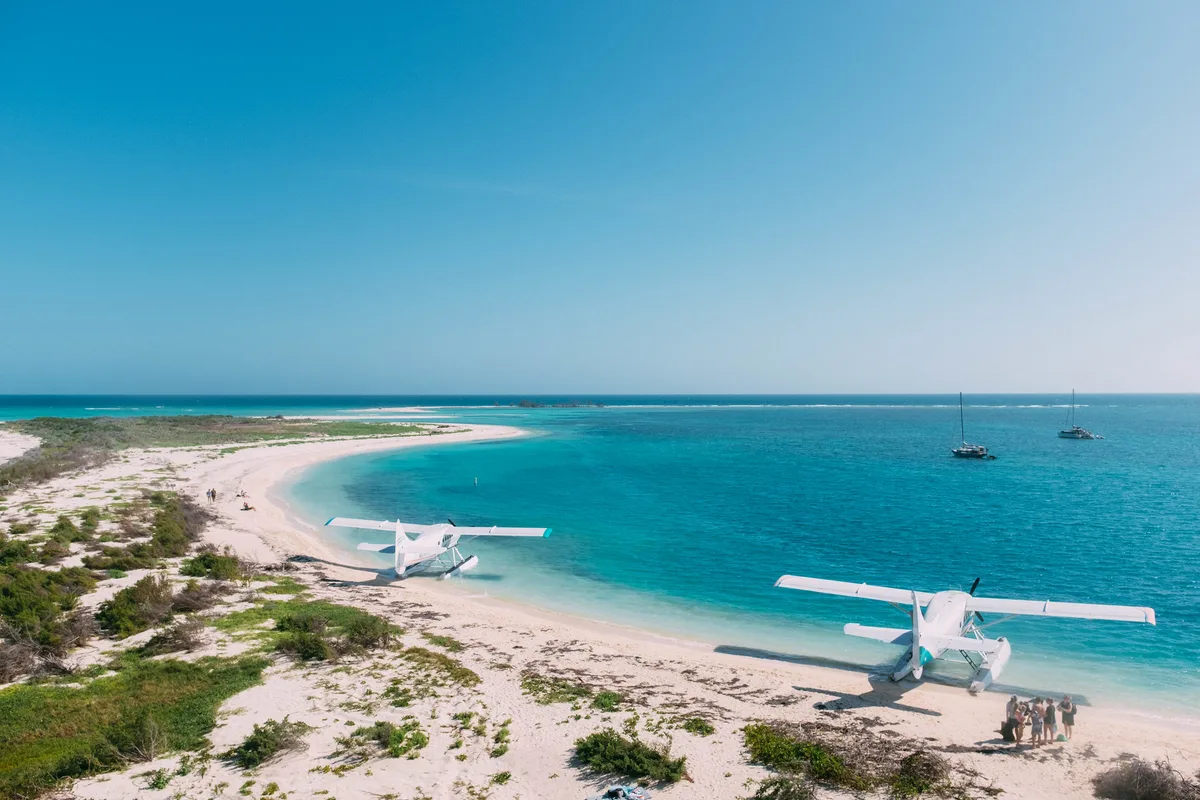 Fort Jefferson-Strand, Monroe County / Dry Tortugas National Park, Florida Keys, Vereinigte Staaten