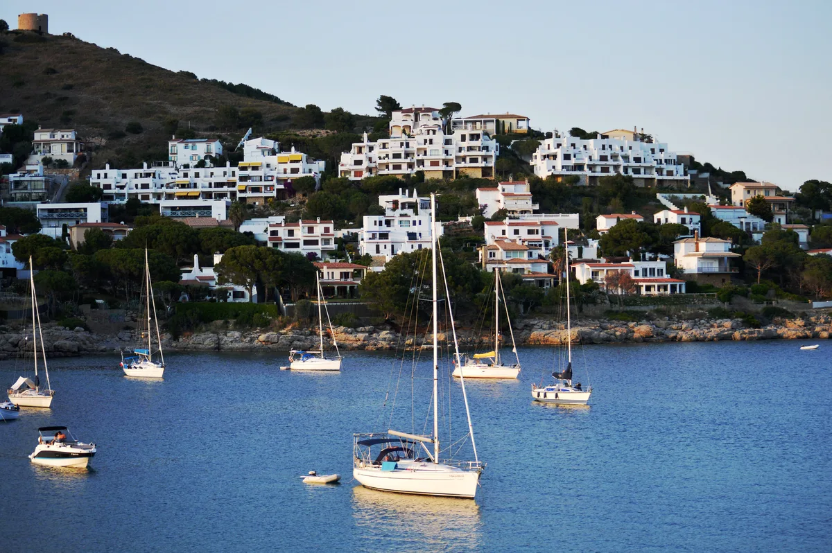 Montgó-Strand, Torroella de Montgrí, Spanish Mediterranean, Spanien — 2