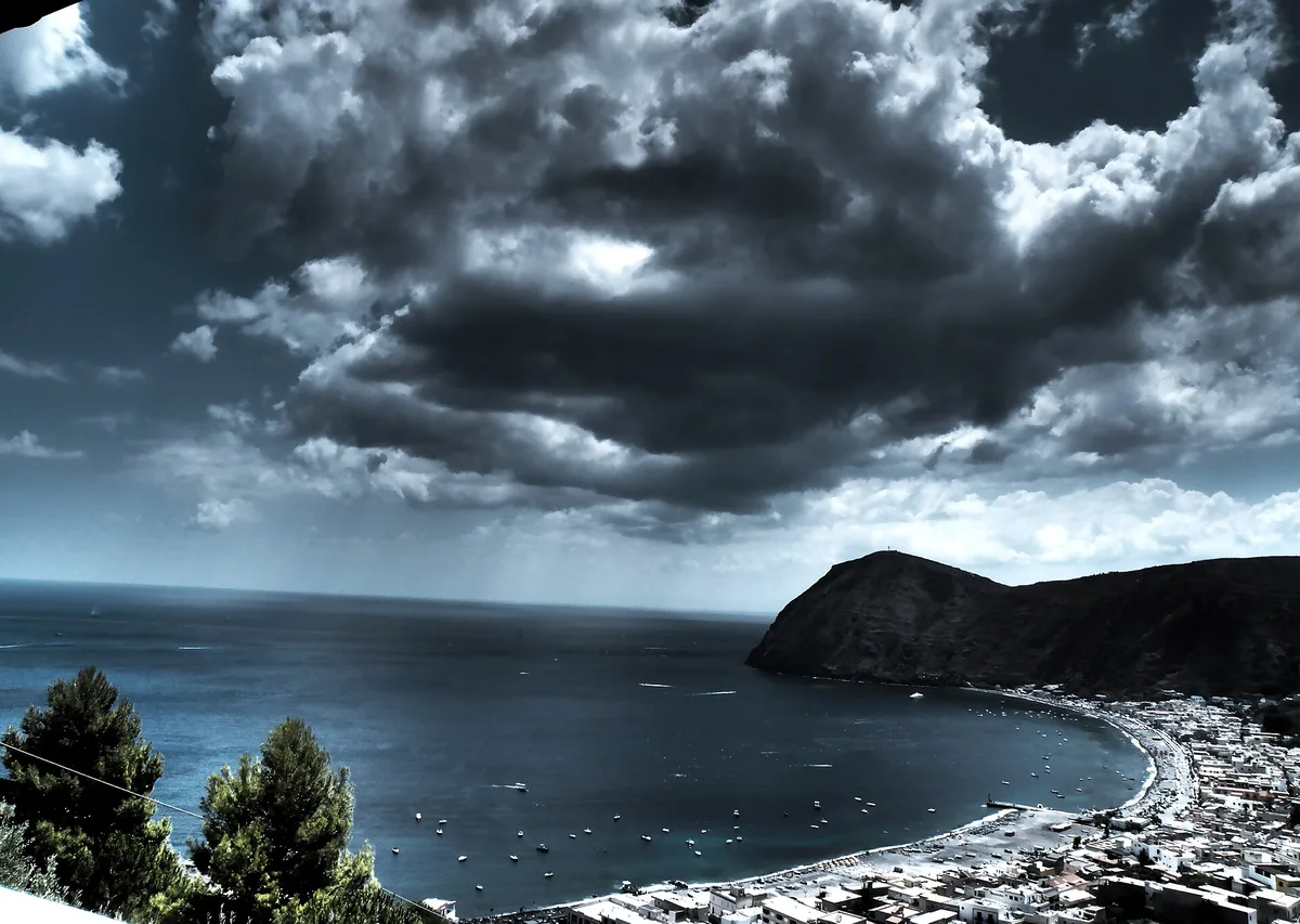 Canneto Beach, Lipari, Sicily, Italy