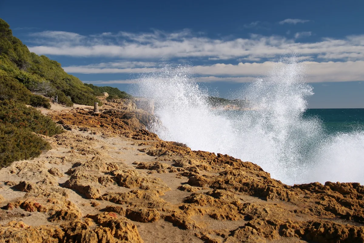 Cala Fonda Beach, Tarragona, Catalonia, Spain — 3