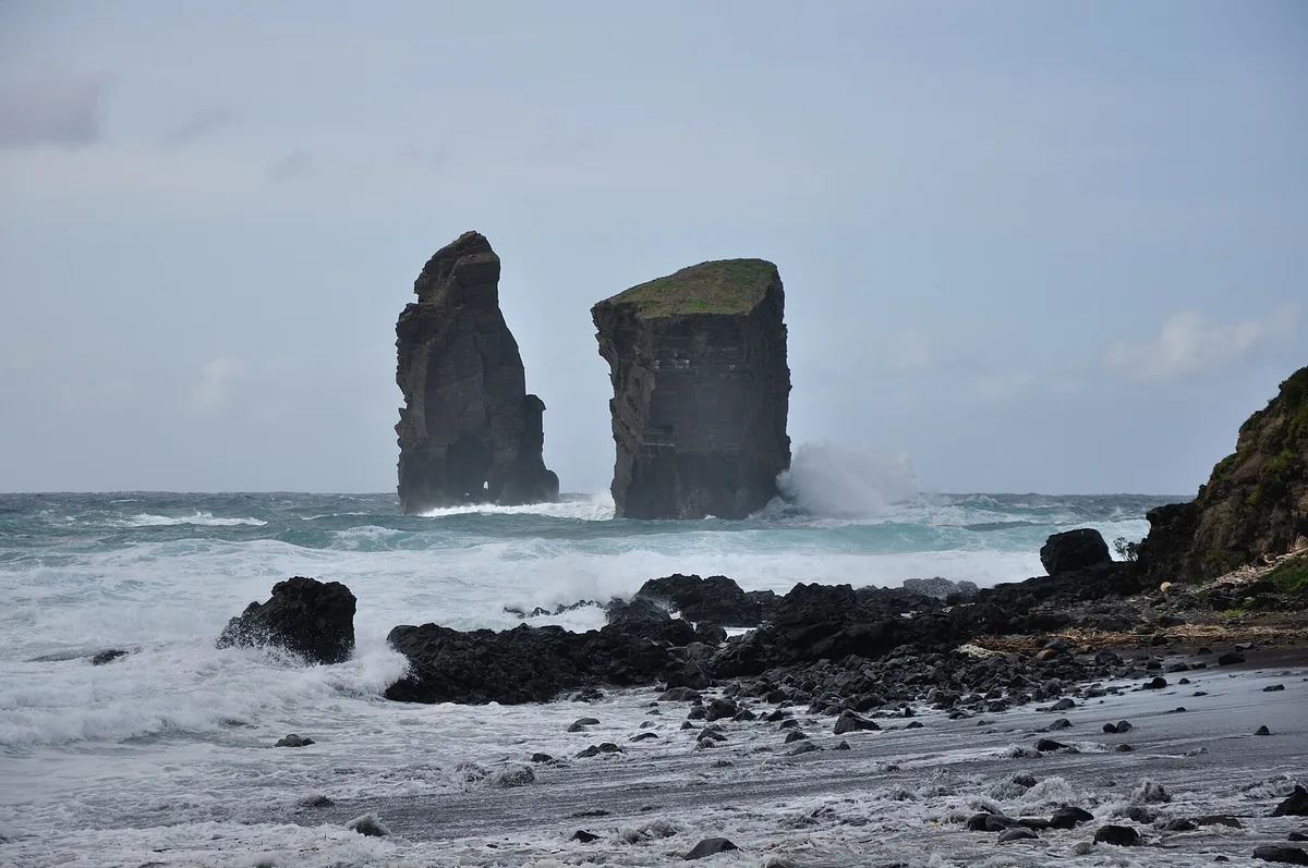 Mosteiros Beach, Ponta Delgada, Azores, Portugal