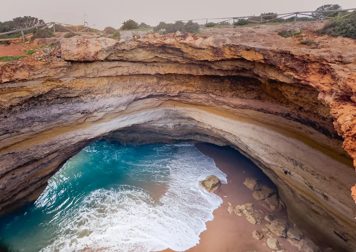 Spiaggia di Benagil, Lagoa, Portuguese Atlantic, Portogallo