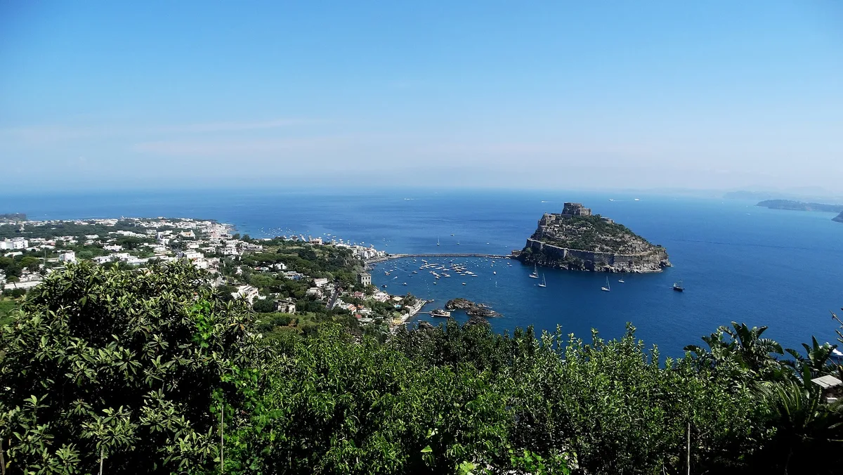 Plage de Cartaromana, Ischia, Campania, Italie