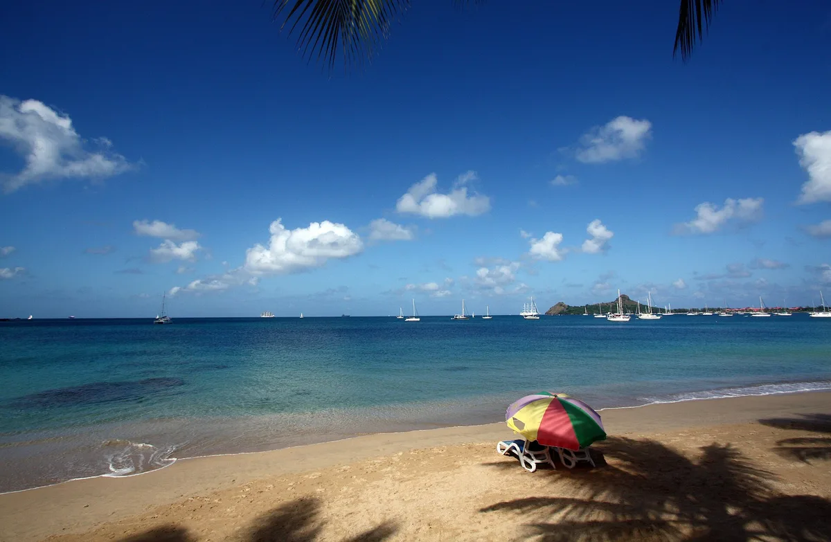 Reduit Beach, Gros Islet, Lesser Antilles, Saint Lucia