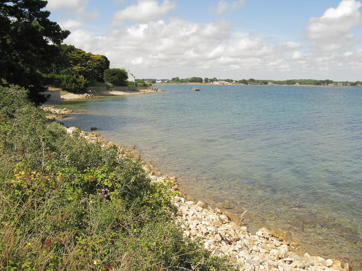 Plage de Men er Bellec, Saint-Philibert, Bretagne, France