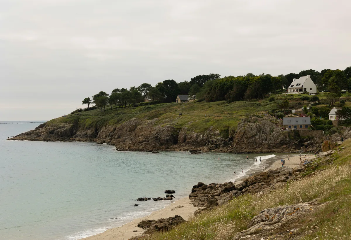 Plage de Men er Bellec, Saint-Philibert, Bretagne, France — 2