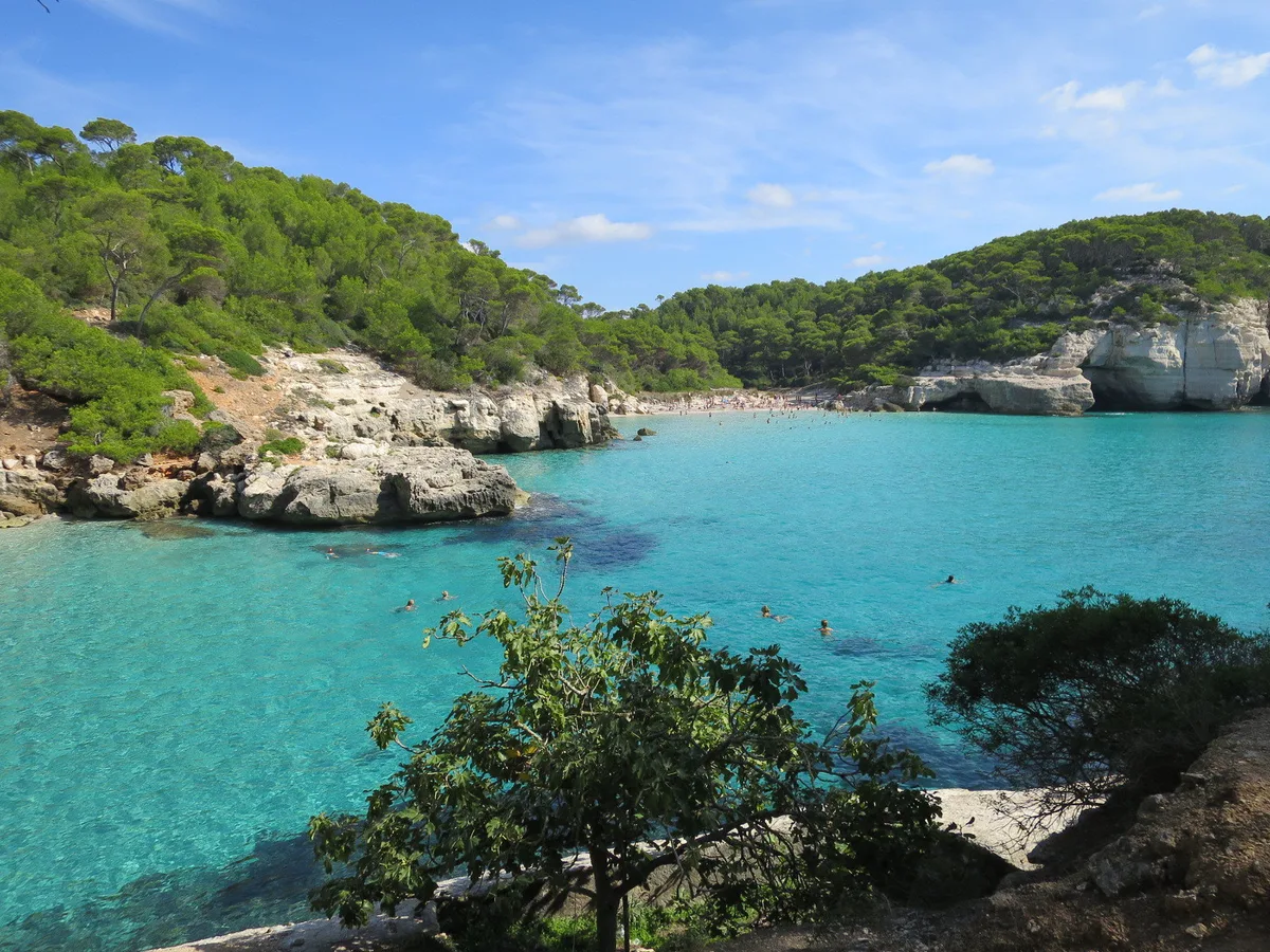 Mitjana-strand, Ferreries, Balearic Islands, Spanje — 3