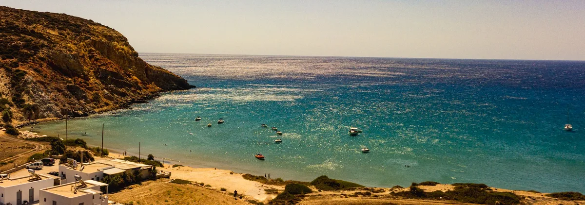 Provatas-Strand, Milos, Cyclades, Griechenland