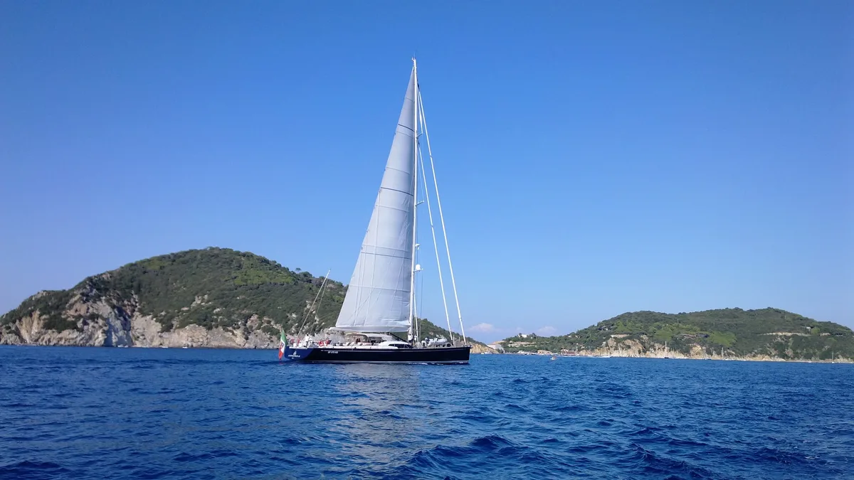 Forno Beach, Portoferraio, Tuscany, Italië — 6