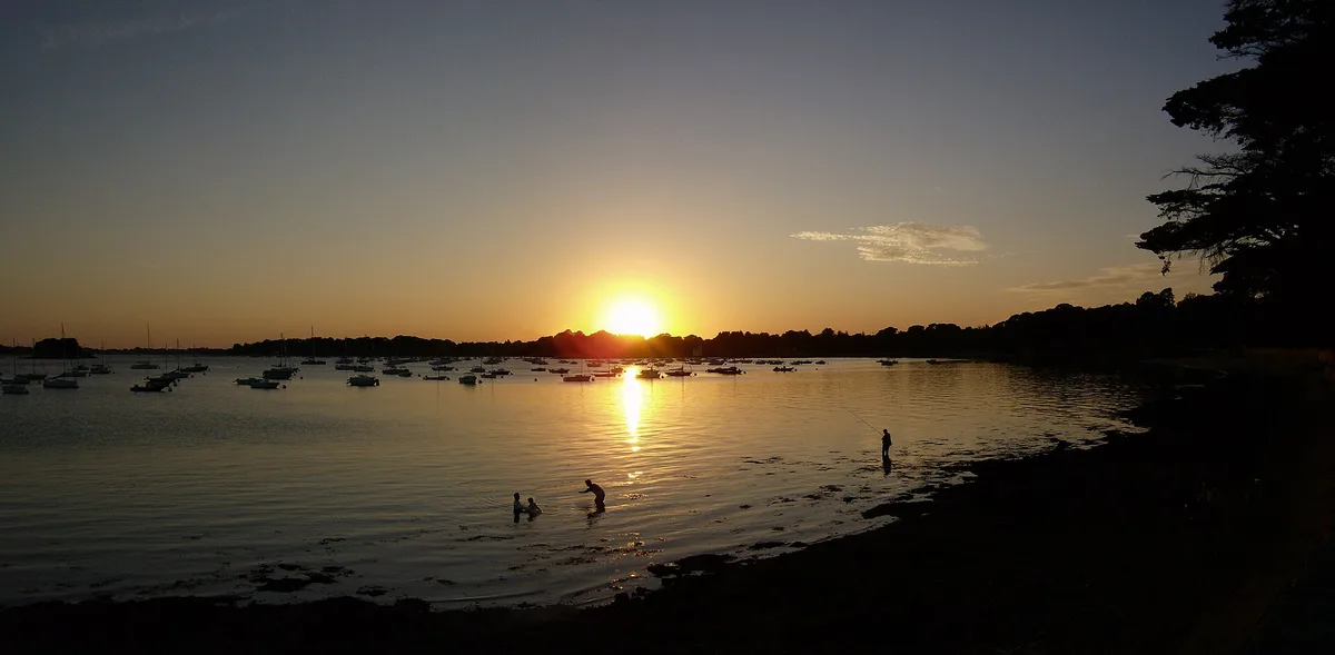 Plage de Penboc'h, Arradon, Bretagne, France
