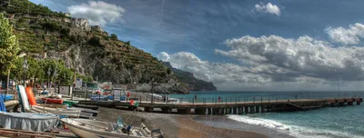 Minori Beach, Minori, Campania, Italy — 2