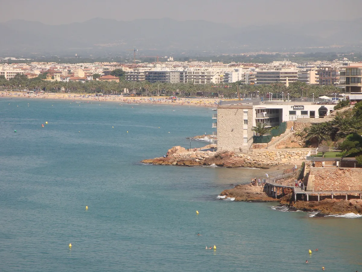 Cala Llenguadets-Strand, Salou, Catalonia, Spanien — 3