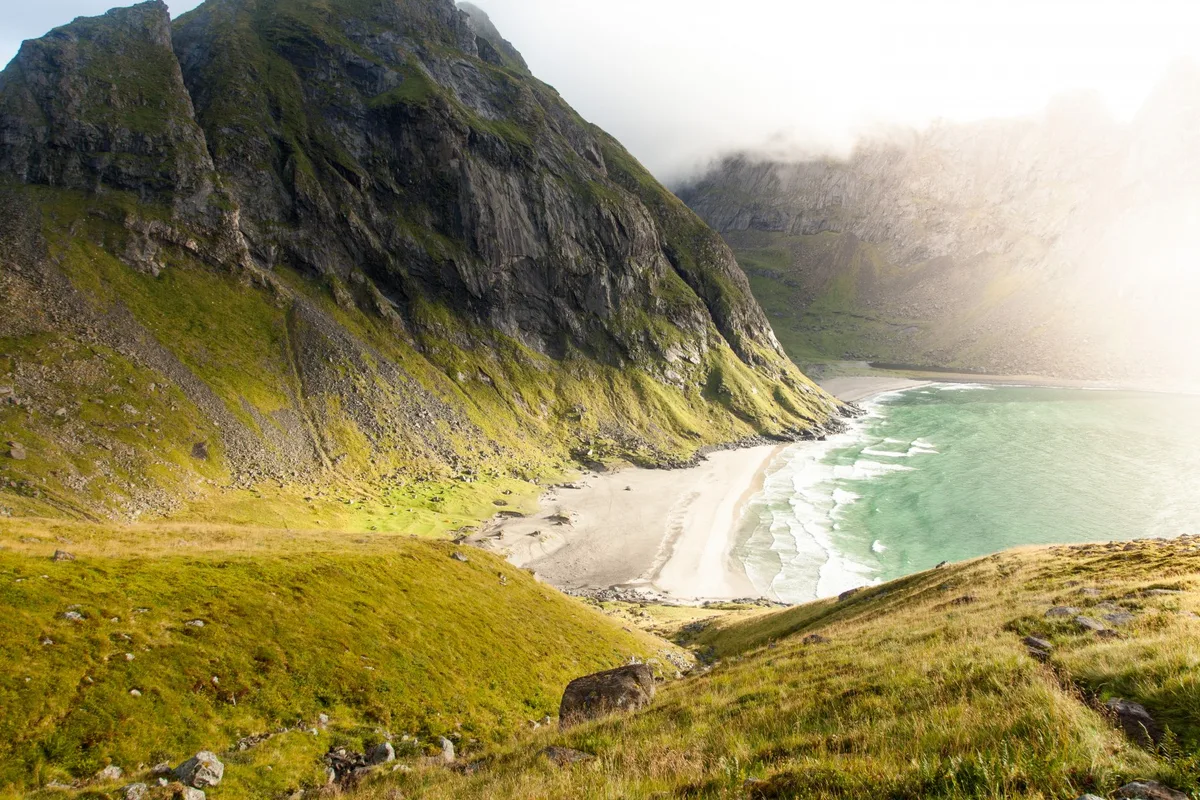 Vik Beach, Vestvågøy, Norwegian Sea, Norway — 5