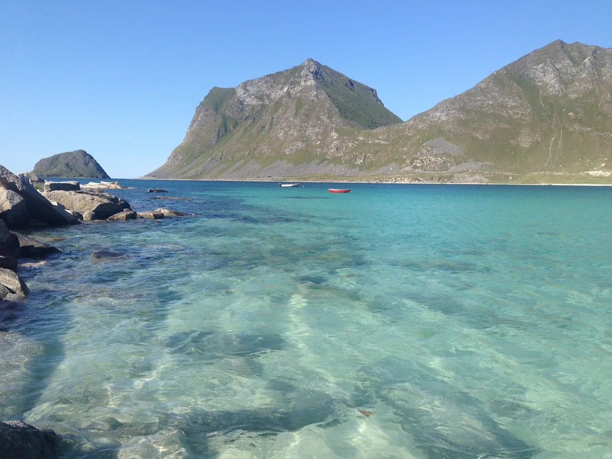 Vik Beach, Vestvågøy, Norwegian Sea, Norway