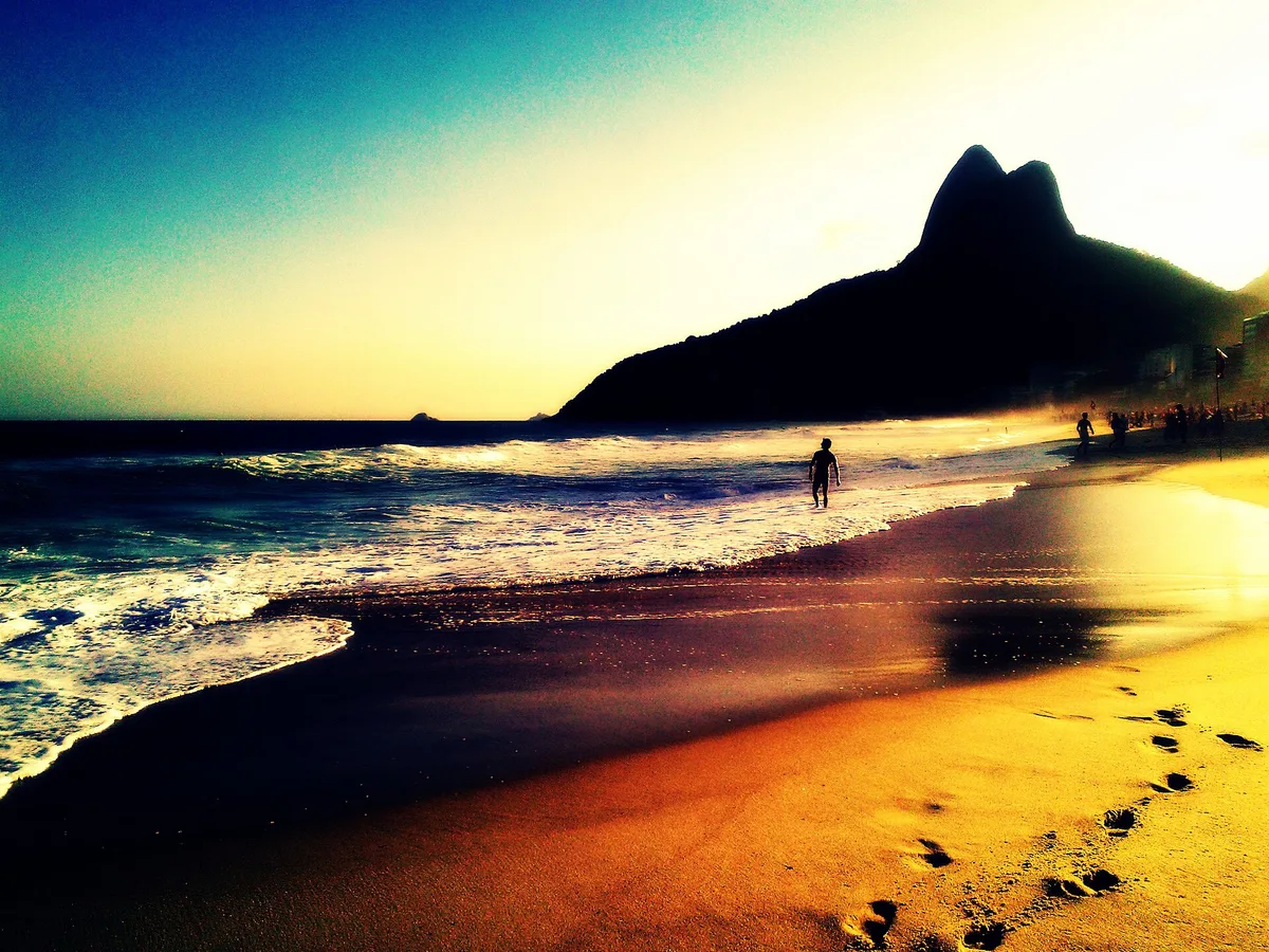 Leblon Beach, Rio de Janeiro, Brazilian Atlantic, Brazil