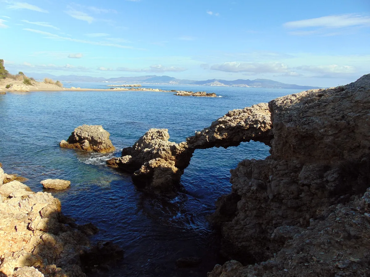 Les Muscleres-Strand, L'Escala, Catalonia, Spanien — 2