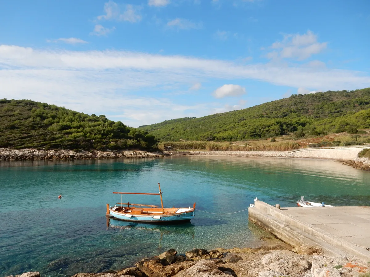 Milna Beach, Vis, Dalmatia, Croatia