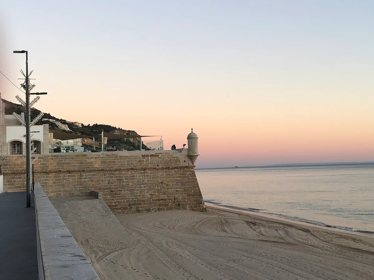 Sesimbra-Strand, Sesimbra, Portuguese Atlantic, Portugal — 2