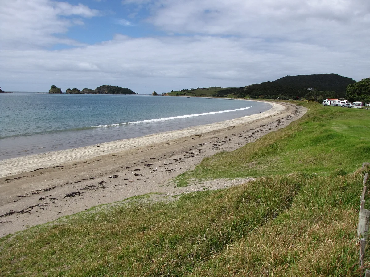 Spiaggia di Whangaruru, Whangarei District, Northland, Nuova Zelanda — 2