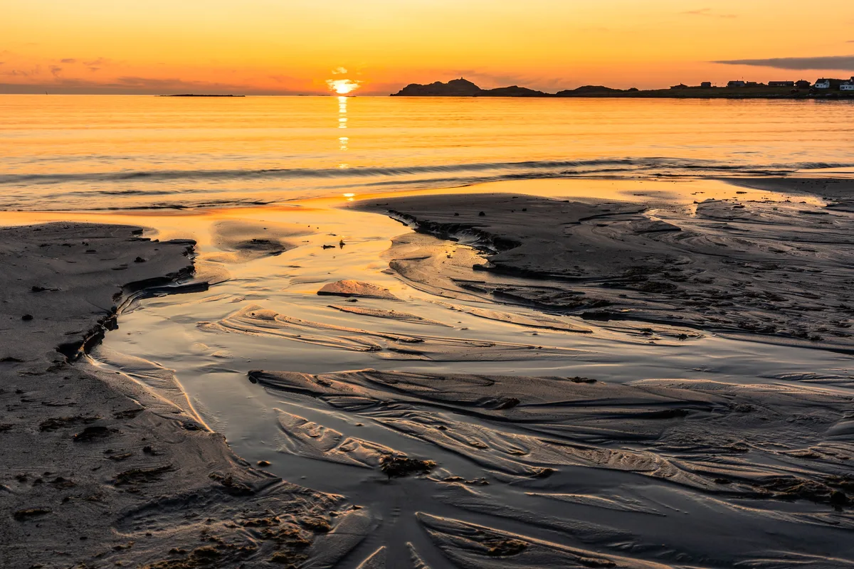 Ramberg Beach, Flakstad, Norwegian Sea, Norway — 2