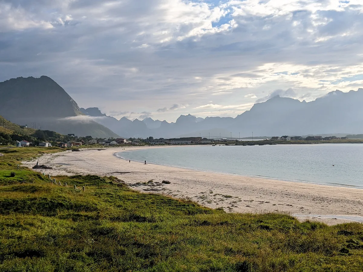 Ramberg Beach, Flakstad, Norwegian Sea, Norway