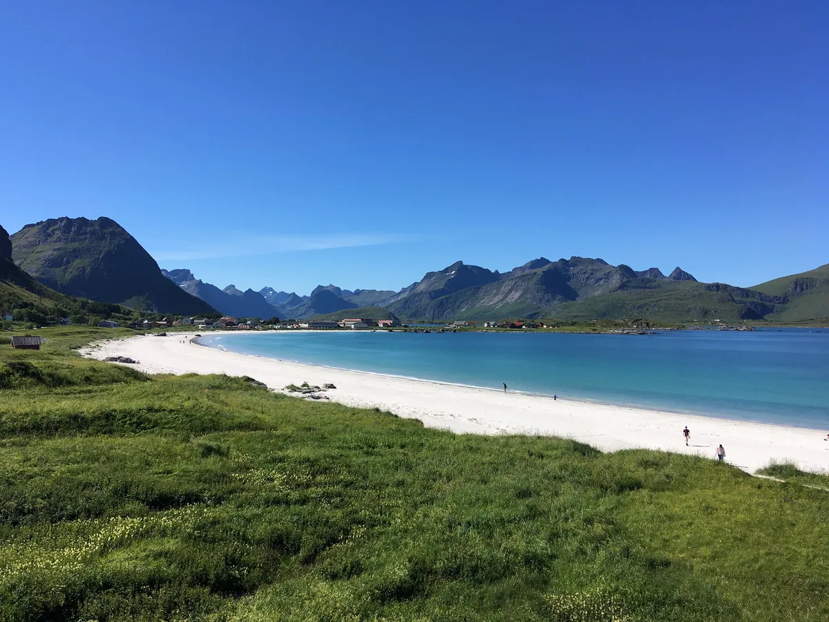 Ramberg Beach, Flakstad, Norwegian Sea, Norway — 6