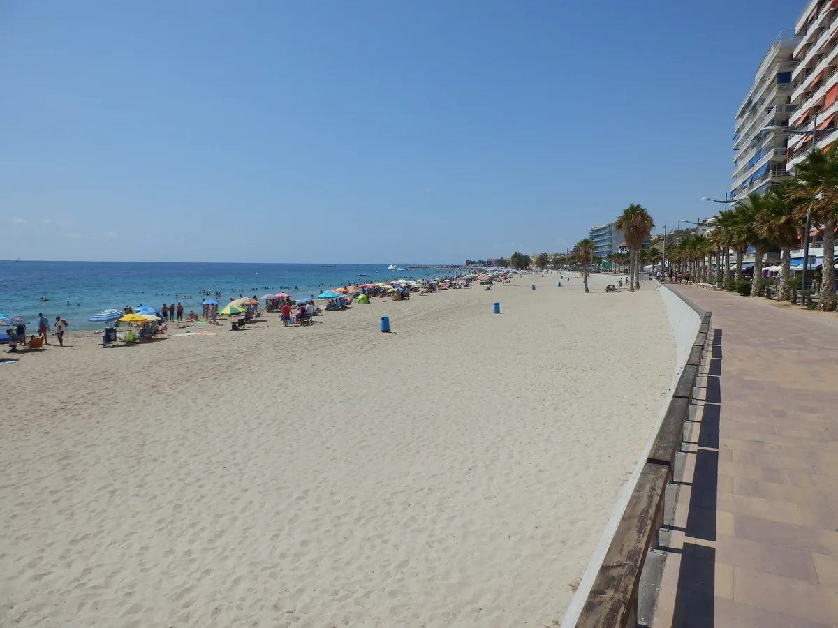 Villajoyosa-strand, Villajoyosa, Valencian Community, Spanje — 4