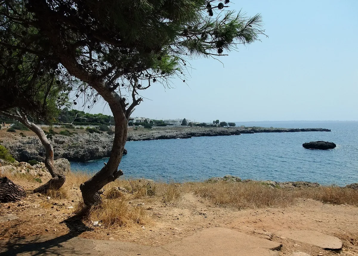 Playa de Porto Selvaggio, Nardò, Puglia, Italia — 4