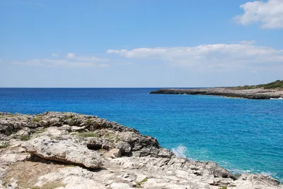 Playa de Porto Selvaggio, Nardò, Puglia, Italia — 2